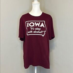 Bella Canvas “I.O.W.A. It’s okay with alcohol!” Tee